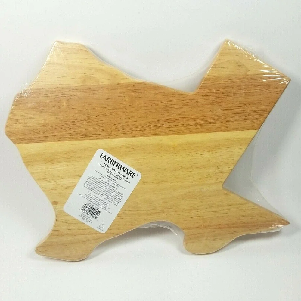 Texas Shaped Wood Cutting Board 15